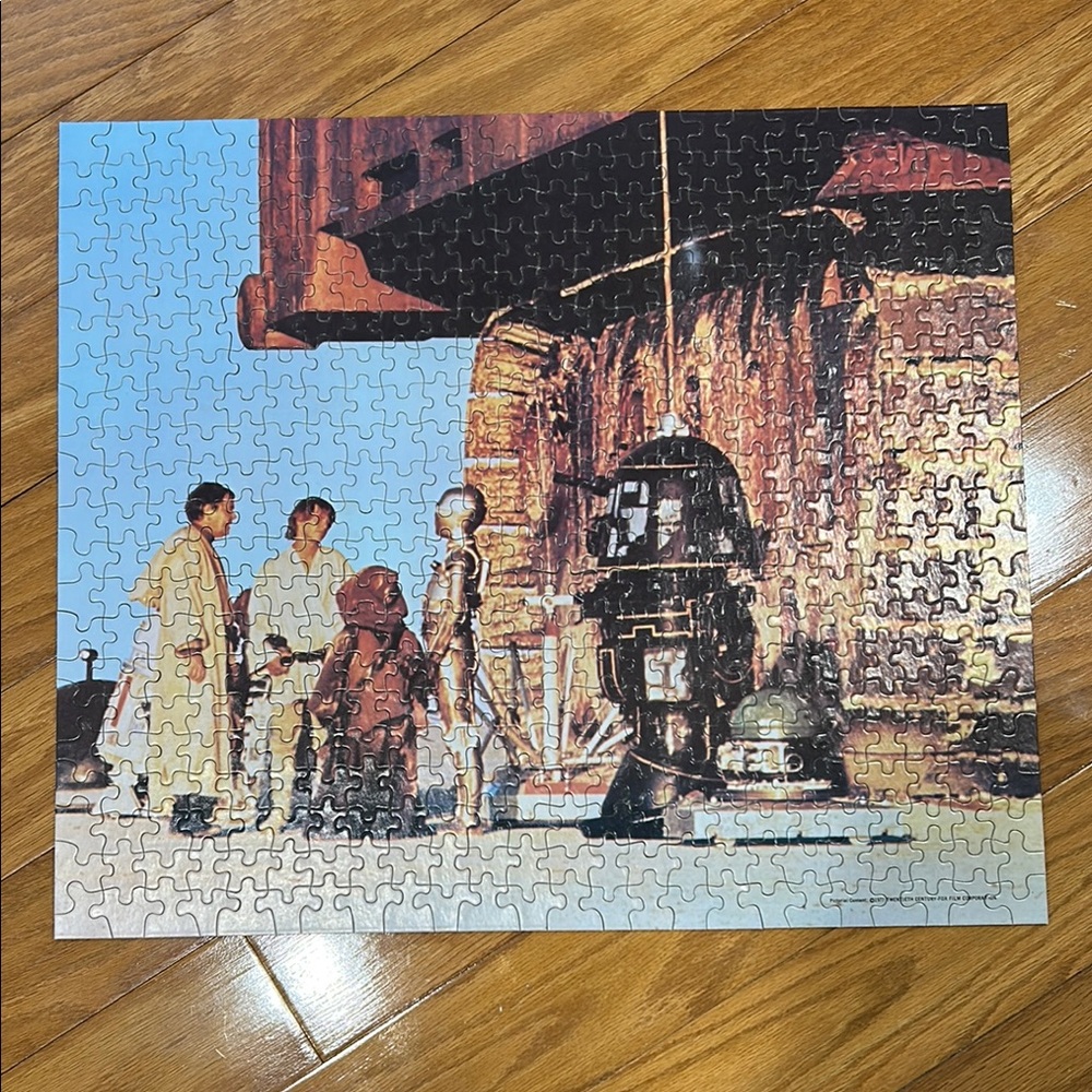 Vintage 1977 Star Wars Jigsaw Puzzle - 500 Pieces